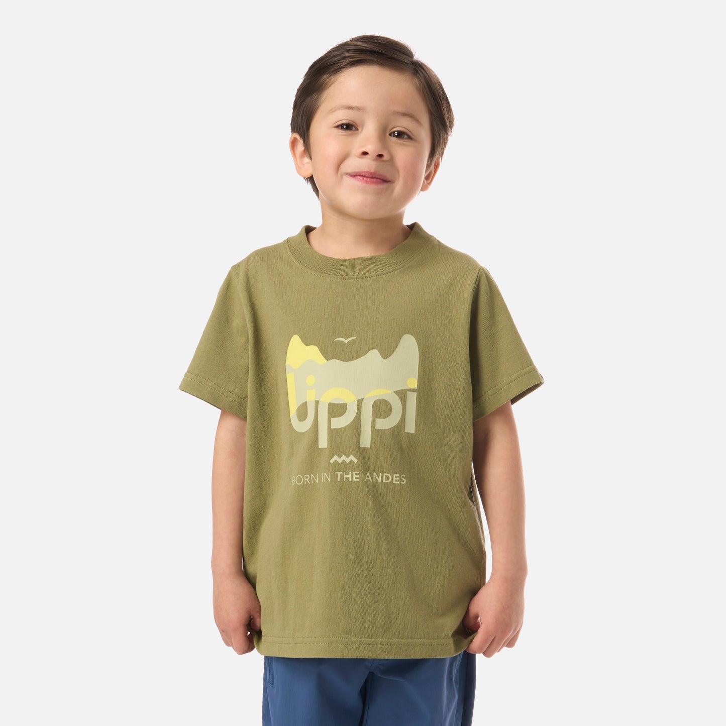 Polera Niño Logo Lippi T-shirt Verde Lippi