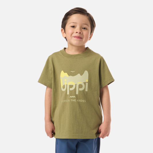 Polera Niño Logo Lippi T-shirt Verde Lippi