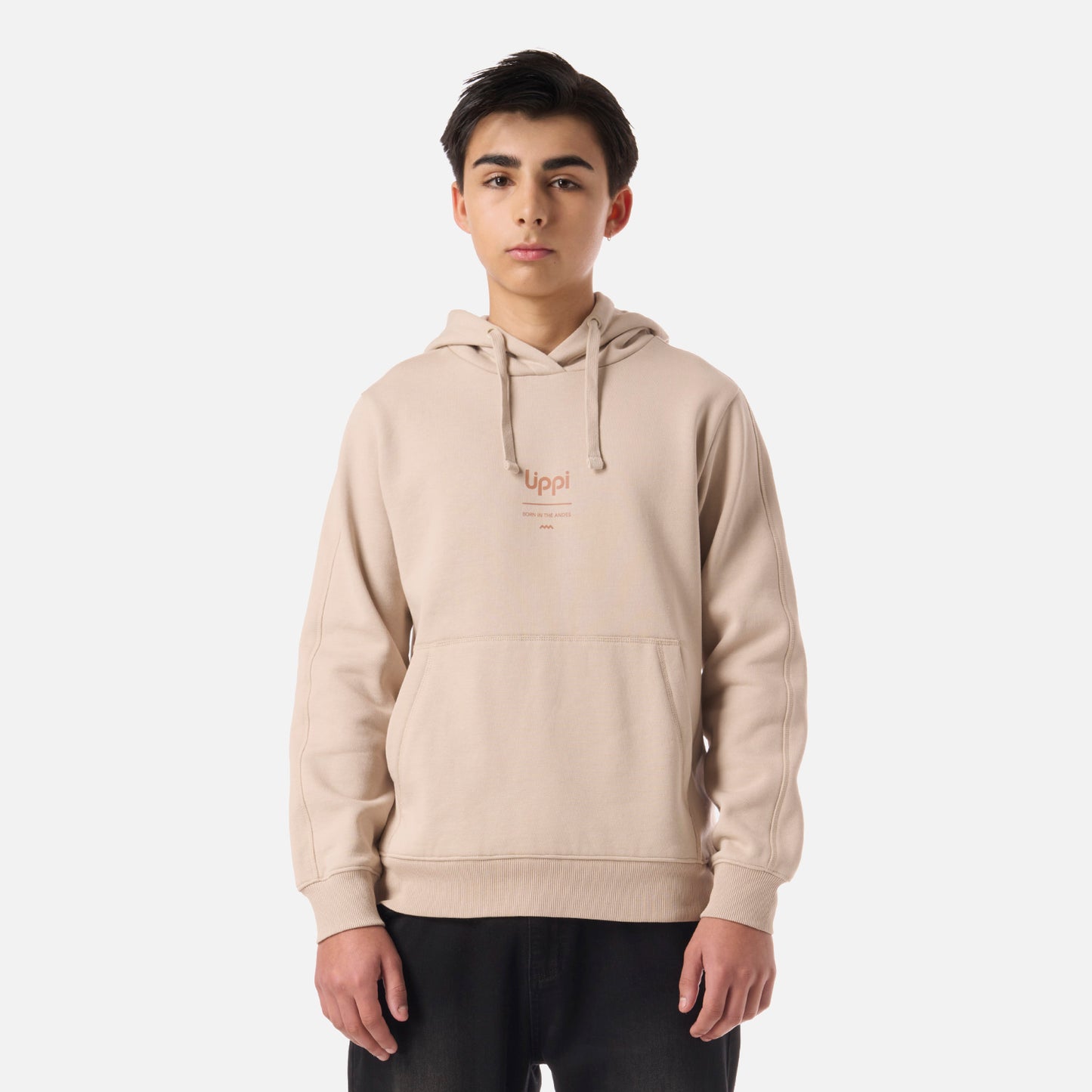 Polerón Teen Boy Ulmo Mid Point Hoody Sweatshirt Beige Lippi