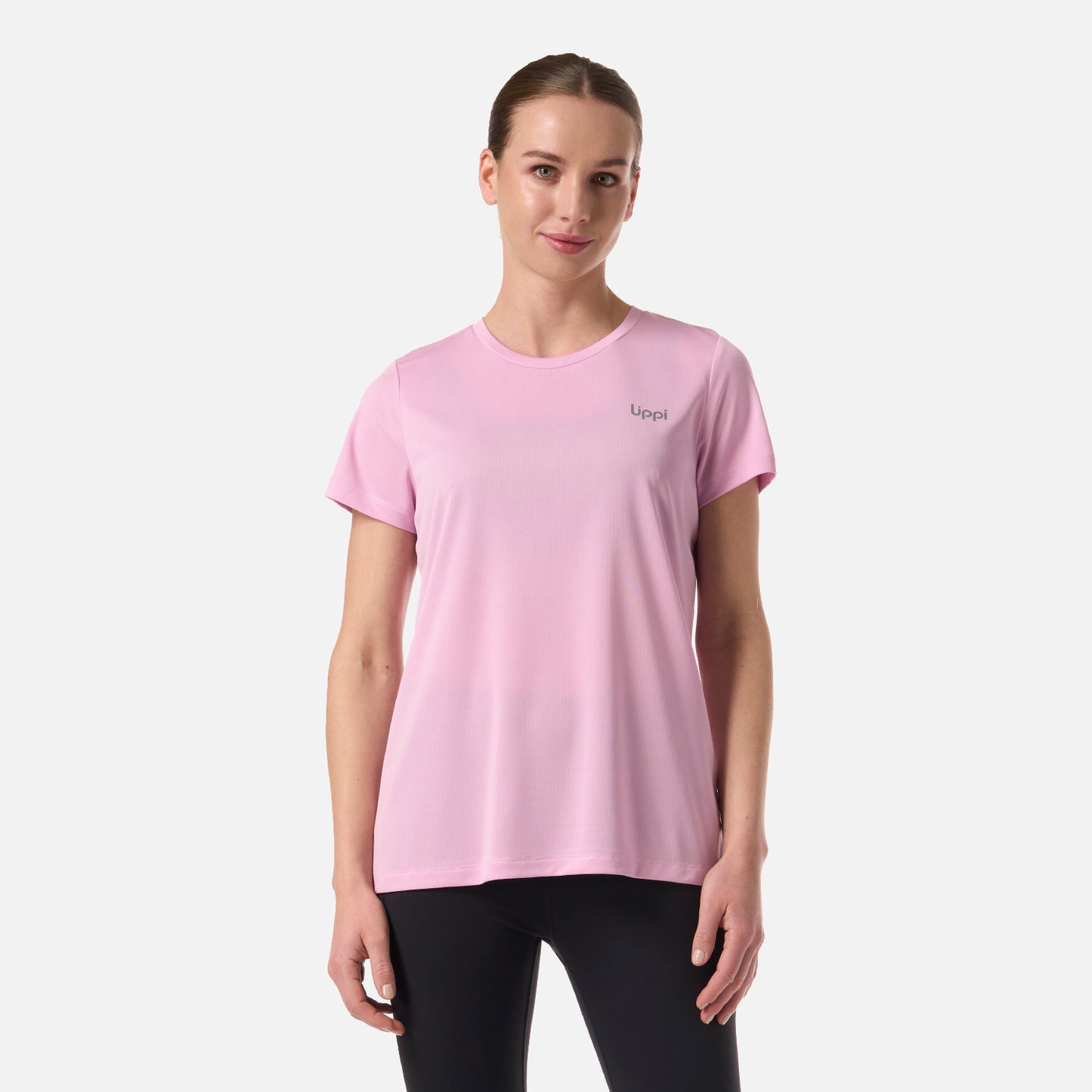 Polera Mujer Core Q-Dry T-Shirt Rosa Lippi