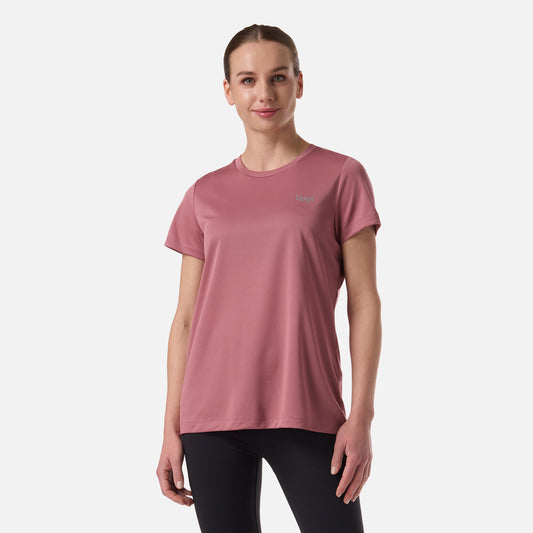 Polera Mujer Core Q-Dry T-Shirt Rosa Oscuro Lippi