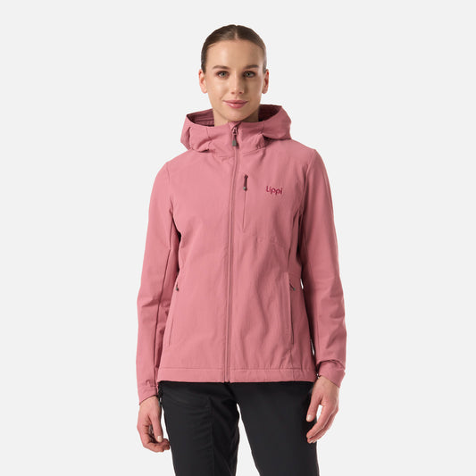 Chaqueta Mujer Wind-Trek Softshell Jacket Rosa Oscuro Lippi