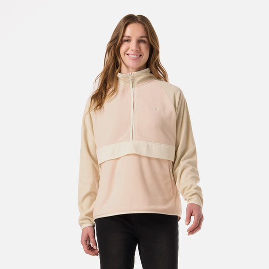 Polar Mujer Fireplace 1/4 Zip Sweatshirt Damasco Lippi