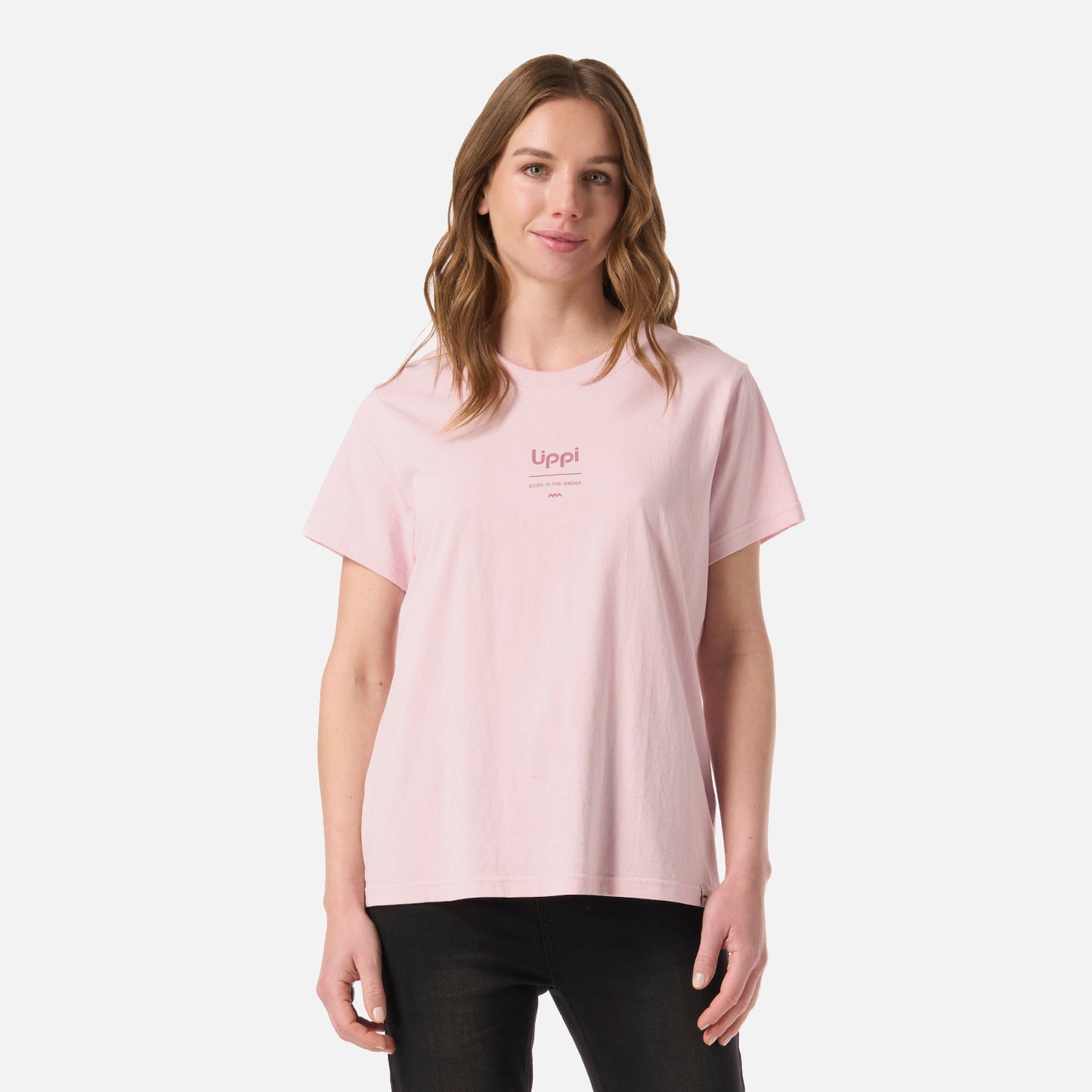 Polera Mujer Ulmo Mid Point T-Shirt Rosa Claro Lippi