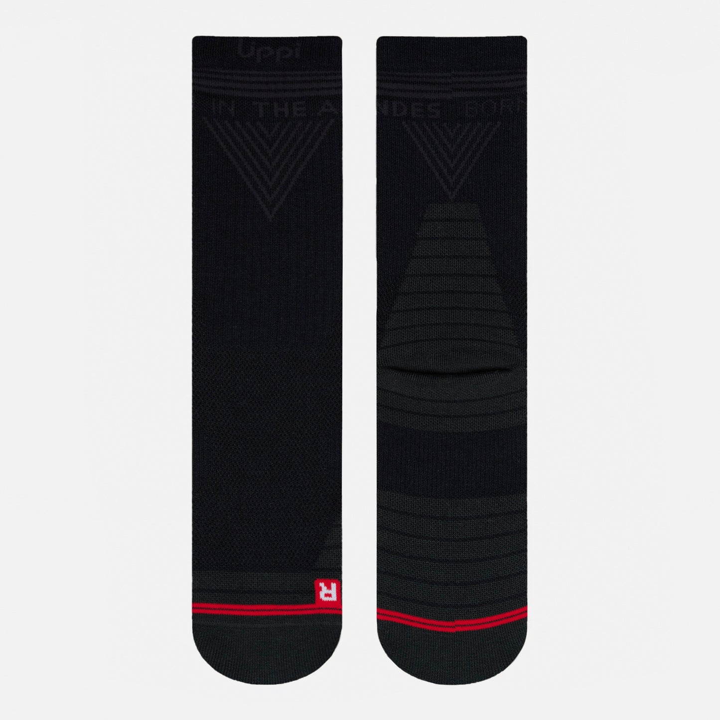 Calcetines Hombre Duo Trekking Light Pack Negro Verde Lippi