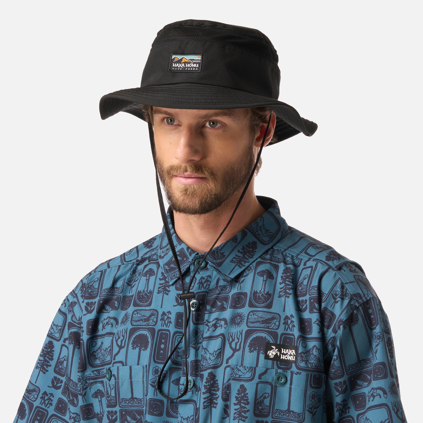 Sombrero Unisex Pensador Negro Haka Honu
