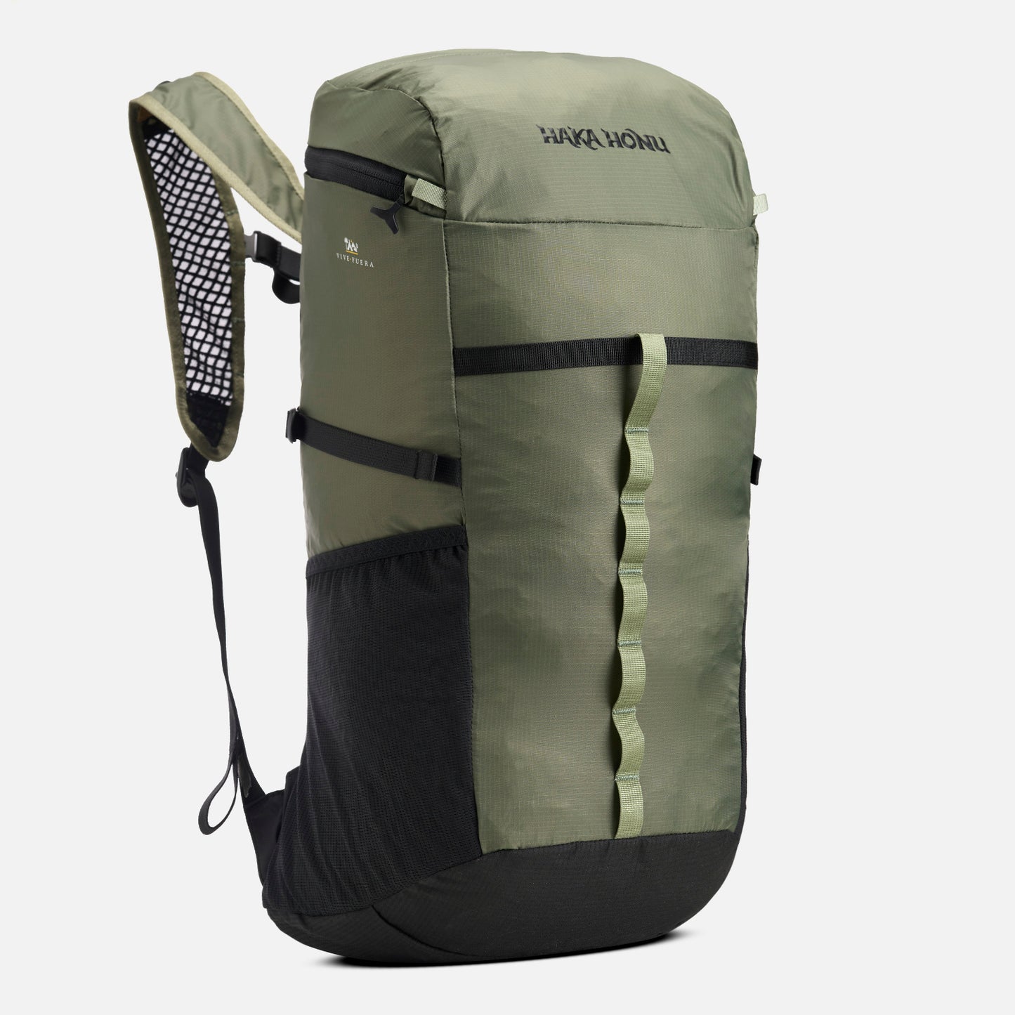 Mochila Peso Pluma 25L Verde Militar  Haka Honu