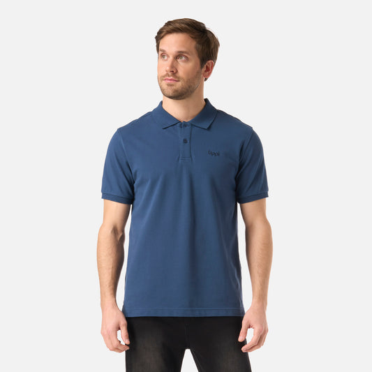 Polera Hombre First Class Elastic Polo Azul Oscuro Lippi