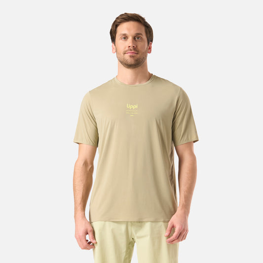 Polera Hombre Air Q-Dry T-Shirt Verde Oliva Lippi