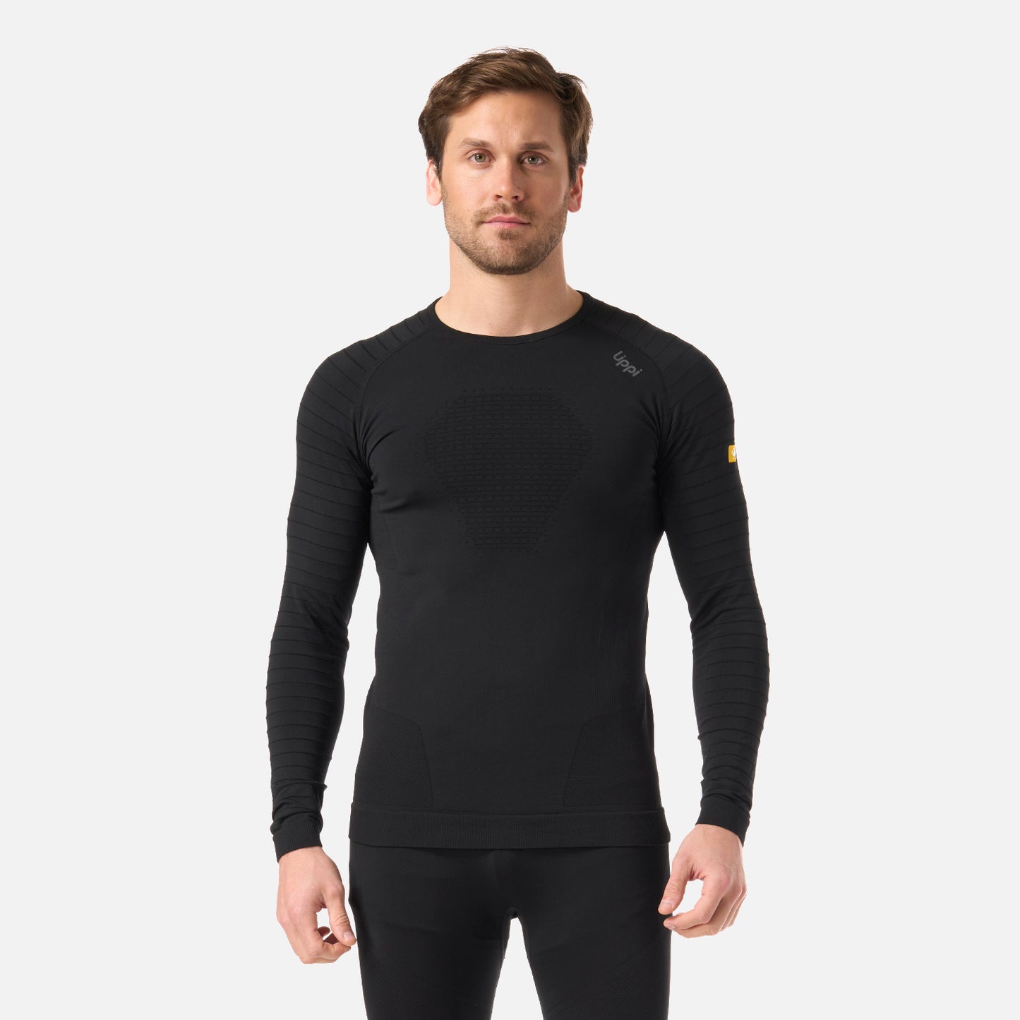 Primera Capa Hombre Skintec Active Warm Top Negro Lippi