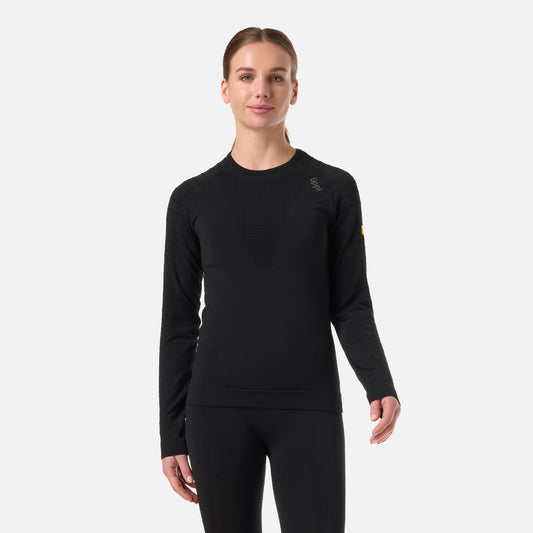 Primera Capa Mujer Skintec Active Warm Top Negro Lippi