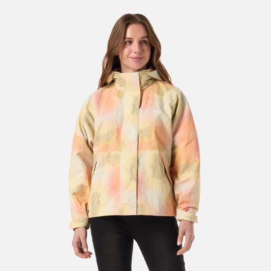 Chaqueta Mujer CityMe WindBreaker Hoody Jacket Print Damasco Lippi