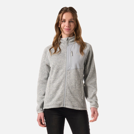 Polar Mujer Coronado Therm-Pro Jacket Gris Melange Lippi