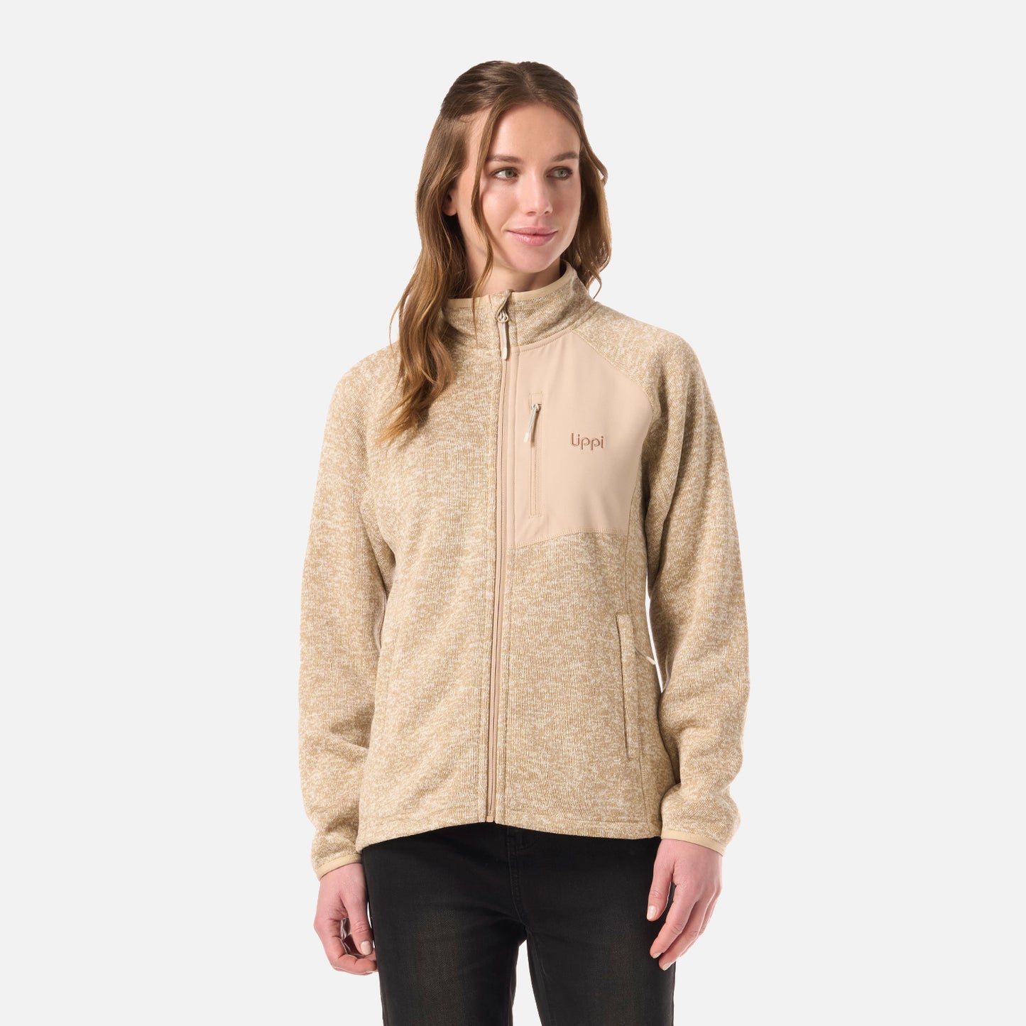 Polar Mujer Coronado Therm-Pro Jacket Beige Melange Lippi