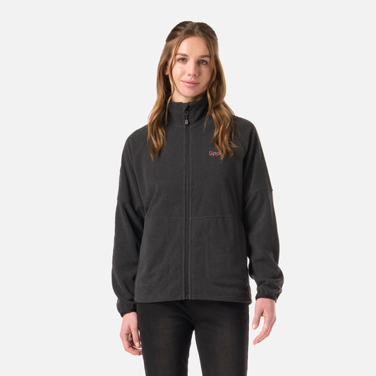 Polar Mujer Stripes Nano-F Full Zip Negro Lippi