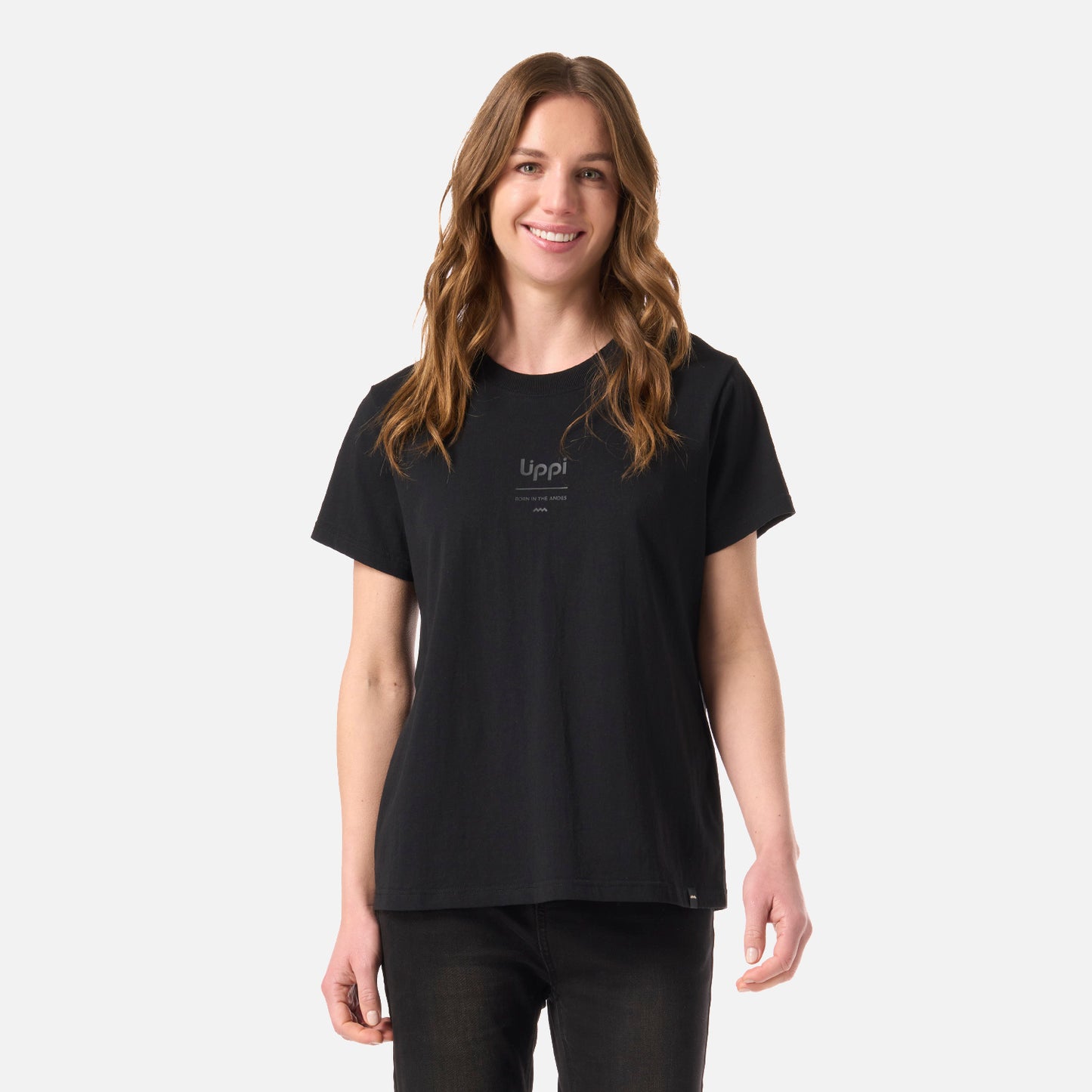 Polera Mujer Ulmo Mid Point T-Shirt Negro Lippi