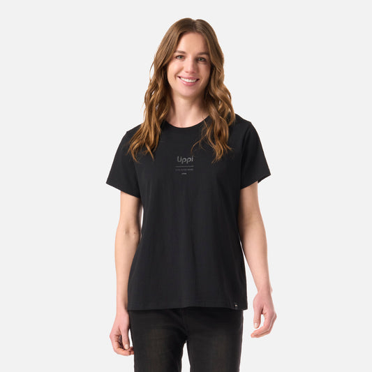 Polera Mujer Ulmo Mid Point T-Shirt Negro Lippi