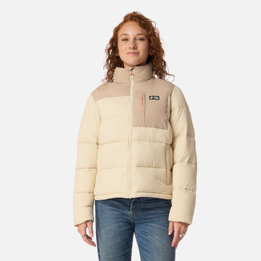 Chaqueta Mujer Aislada Taupe Haka Honu
