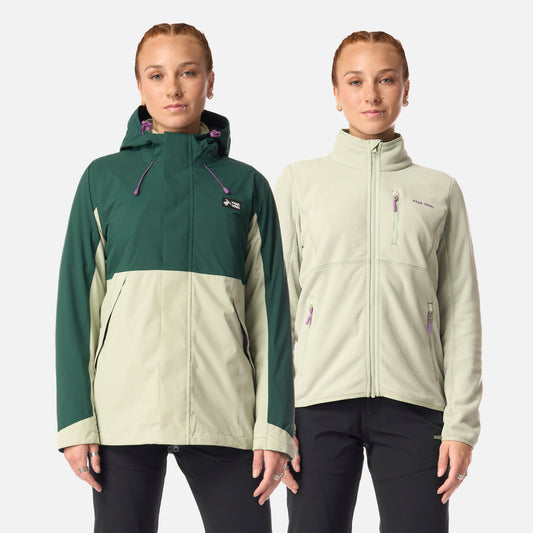 Chaqueta Mujer Escarcha Jade Haka Honu