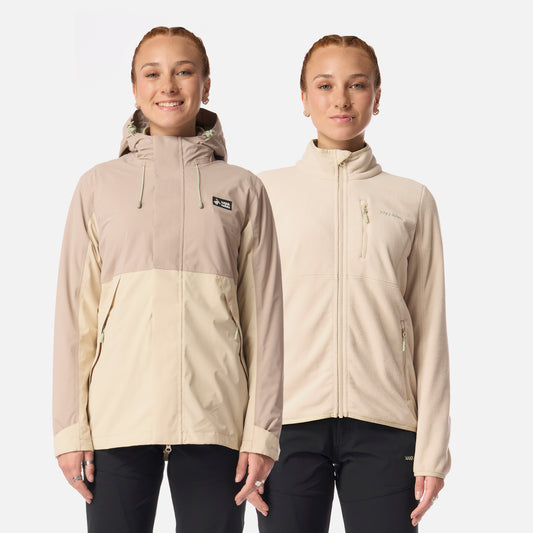 Chaqueta Mujer Escarcha Taupe Haka Honu