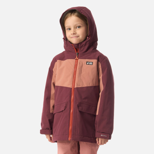 Chaqueta Niña Mini Diluvio Burdeo Haka Honu