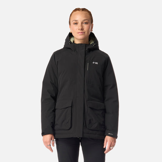 Chaqueta Mujer Diluvio Negro Haka Honu