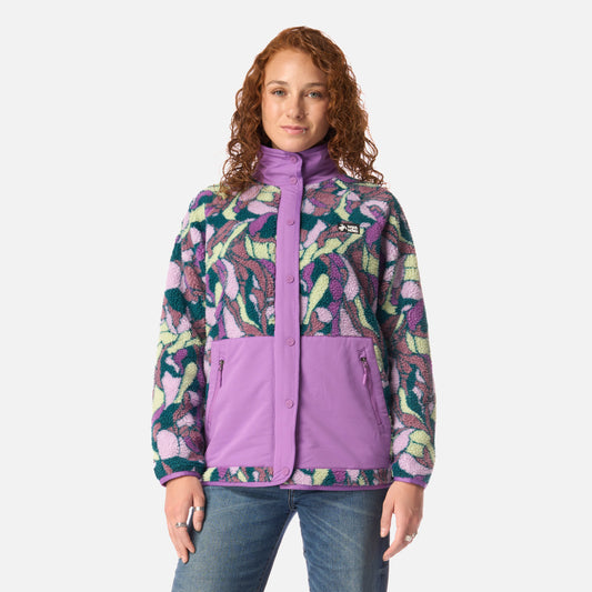 Polar Mujer Zip-porrito Print Morado Haka Honu
