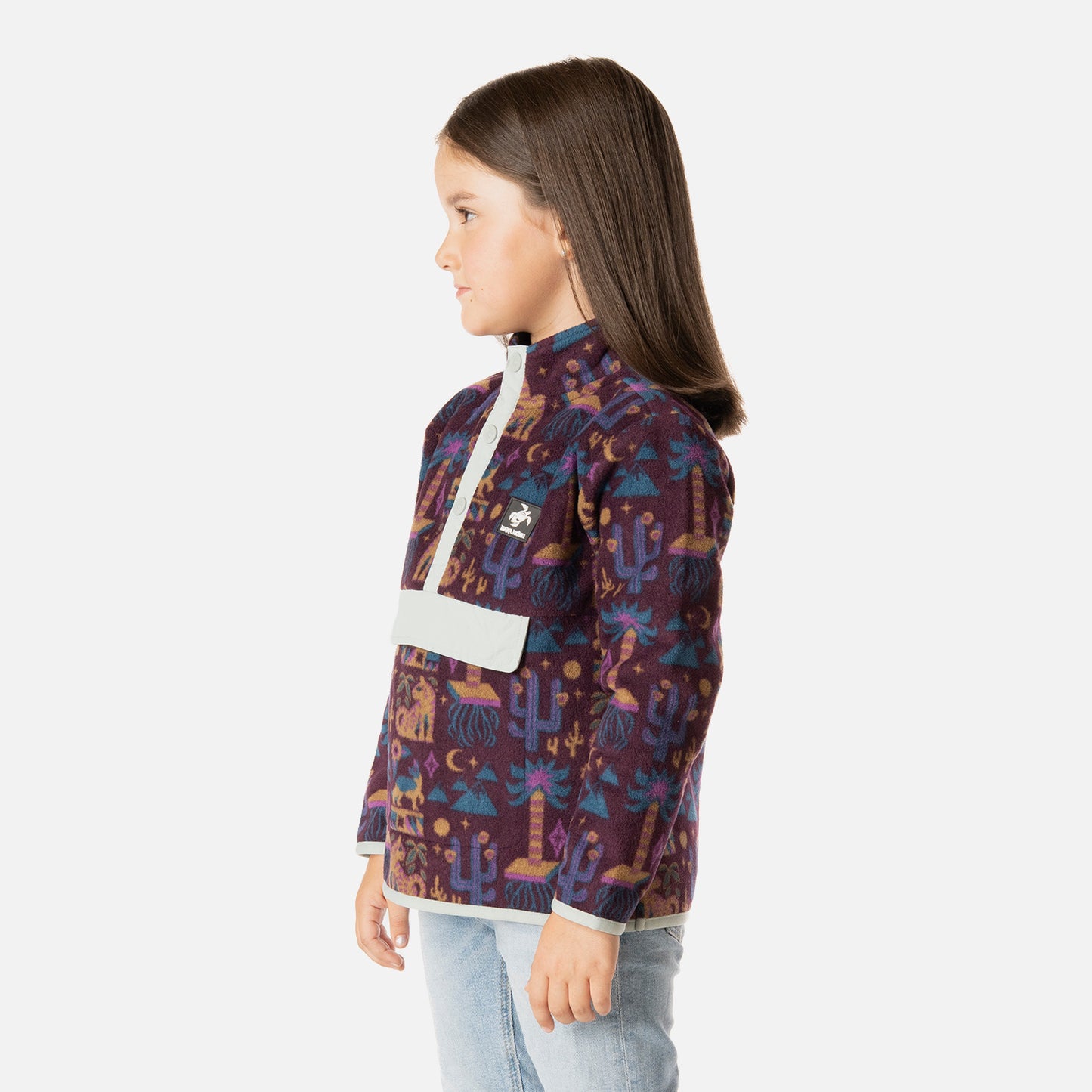 Polar Niña Tokerau Poki Print Burdeo Haka Honu