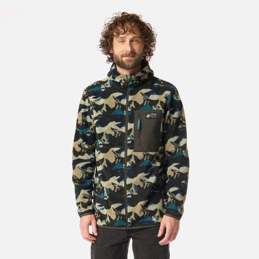 Polar Hombre Leñero Print Verde Militar Haka Honu
