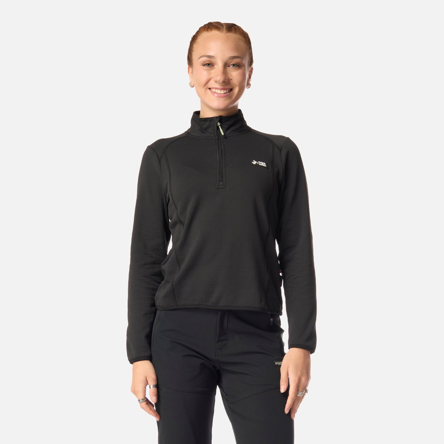 Polerón Mujer Taina Negro Haka Honu