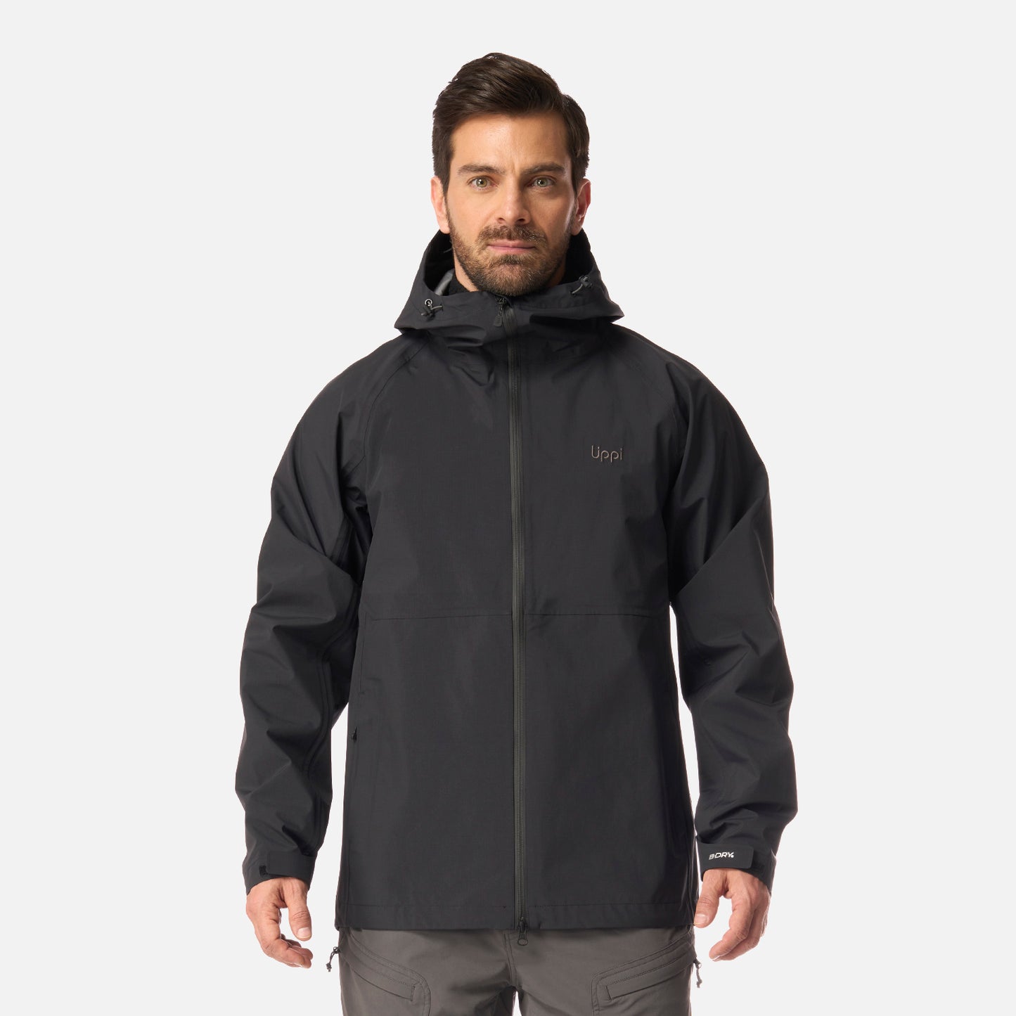 Chaqueta Hombre Alpine B-Dry Hoody Jacket Negro Lippi