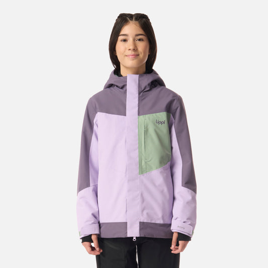 Chaqueta Teen Girl Andes B-Dry Hoody Jacket Lila Lippi