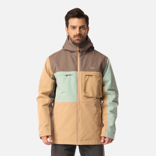 Chaqueta Hombre Citizen Warm B-Dry Hoody Jacket Camel Lippi