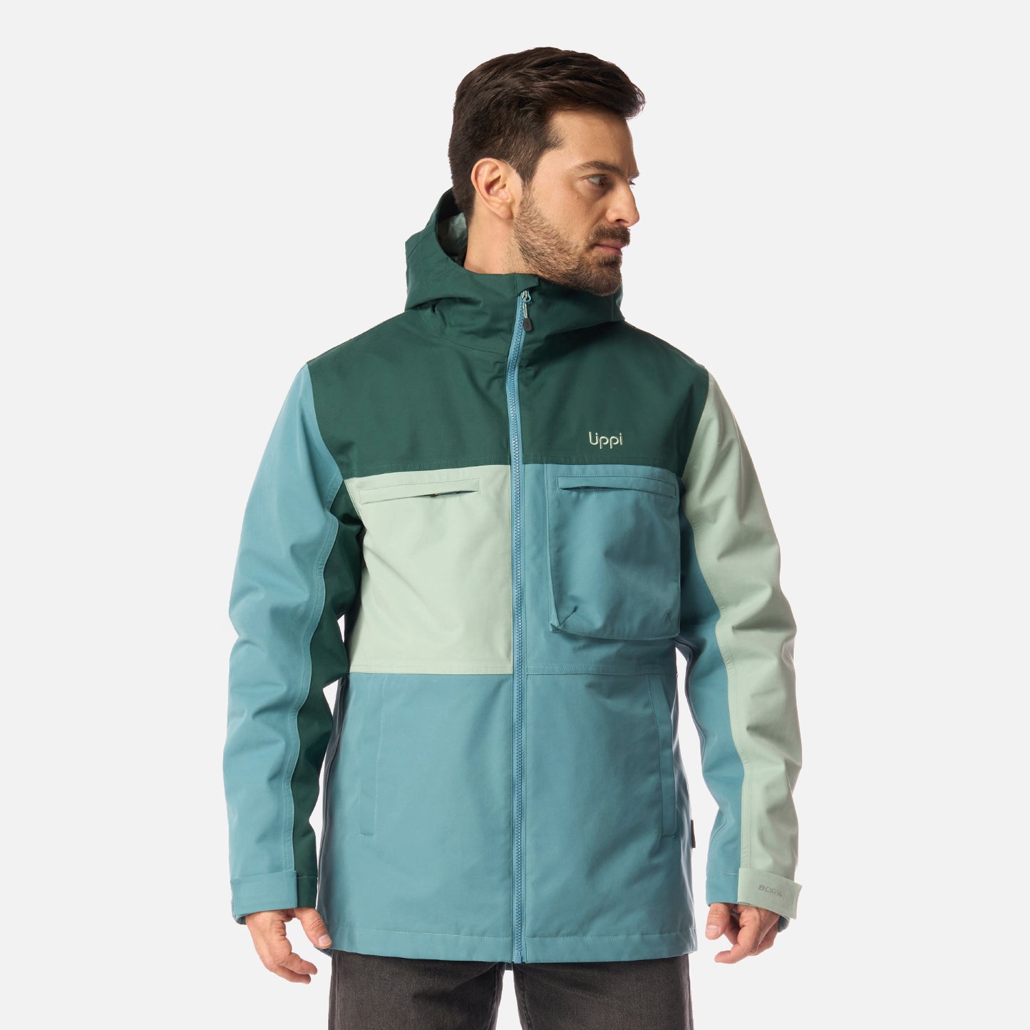 Chaqueta Hombre Citizen Warm B-Dry Hoody Jacket Petroleo Lippi