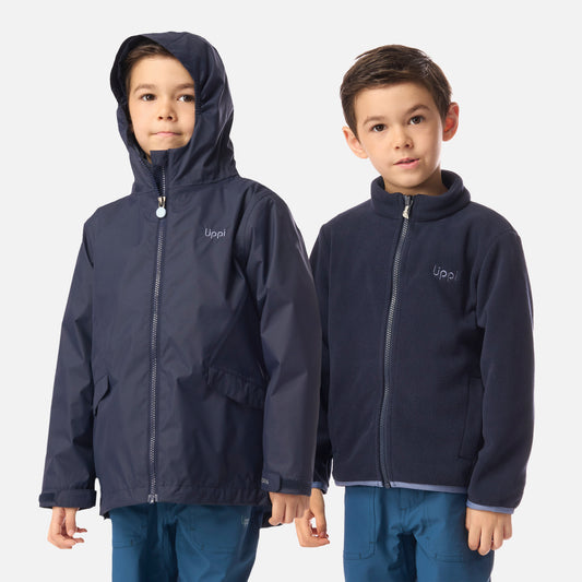 Chaqueta Niño Snowball Fusion-3 Hoody Jacket Azul Marino Lippi