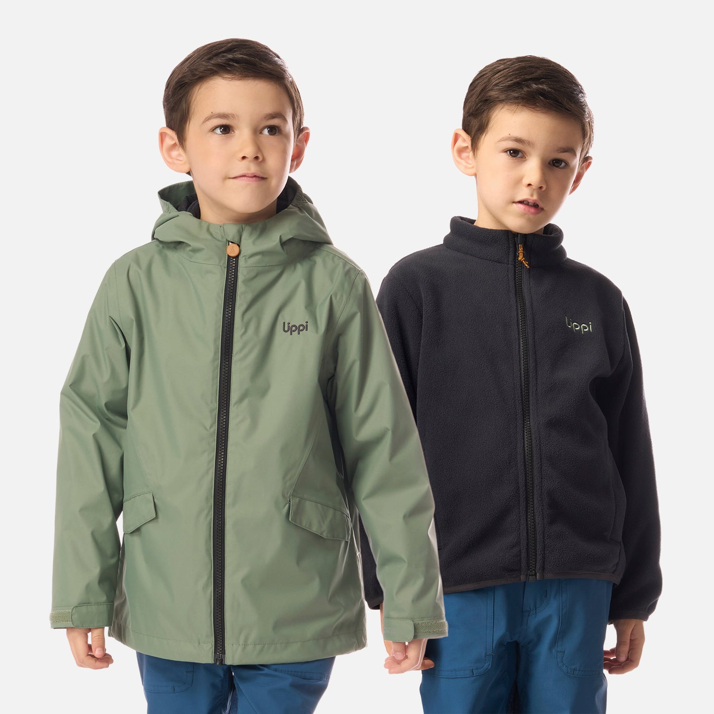 Chaqueta Niño Snowball Fusion-3 Hoody Jacket Jade Oscuro Lippi