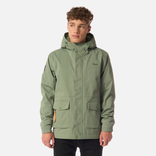 Chaqueta Teen Boy Roble B-Dry Hoody Jacket Jade Oscuro Lippi