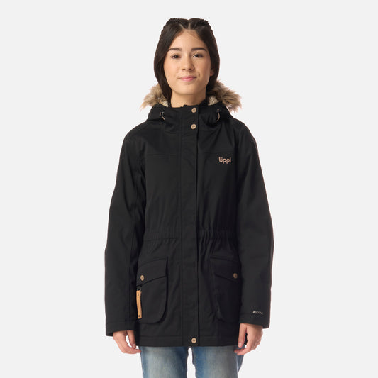 Chaqueta Teen Girl Roble B-Dry Hoody Jacket Negro Lippi