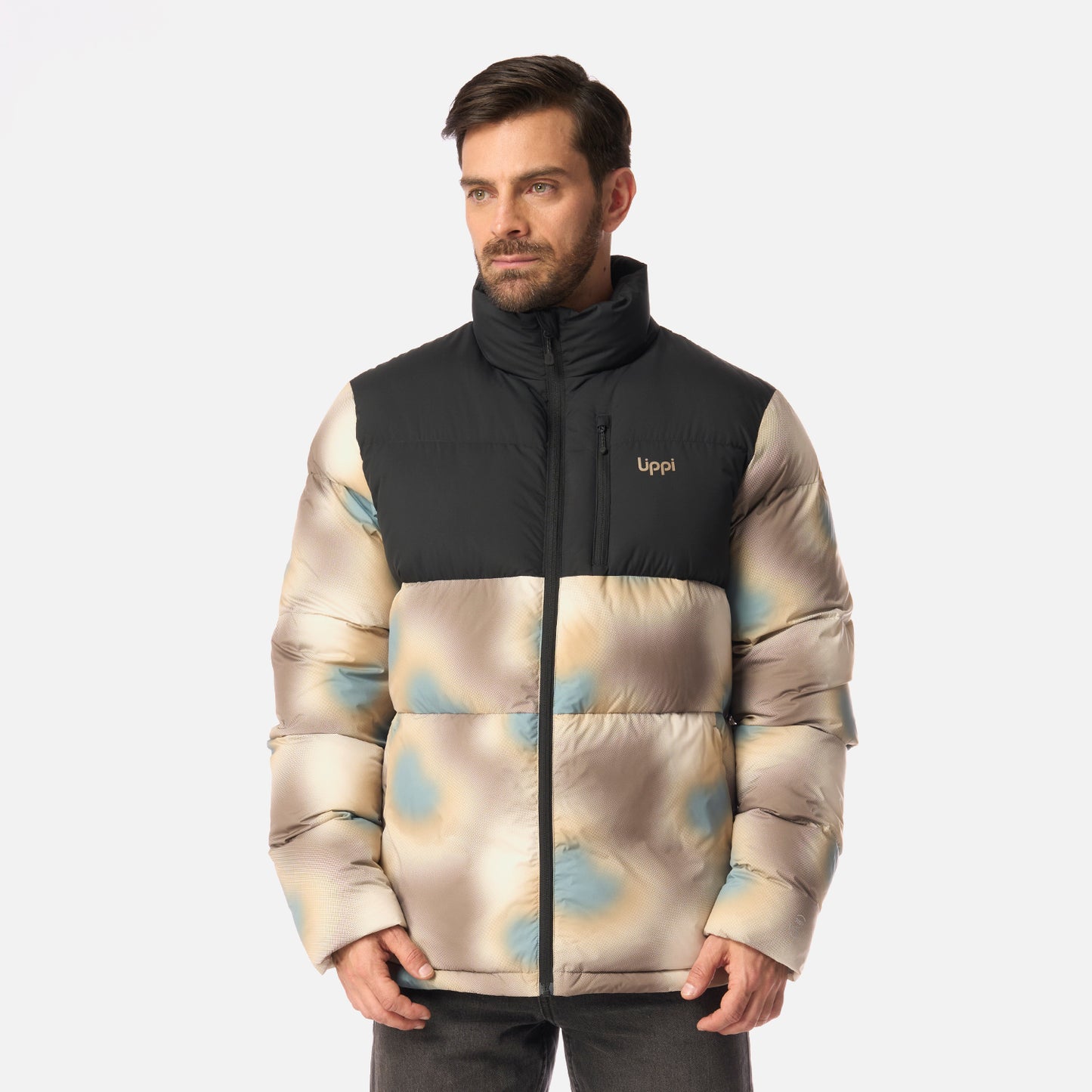 Chaqueta Hombre Urban Down Jacket Print Cafe Lippi