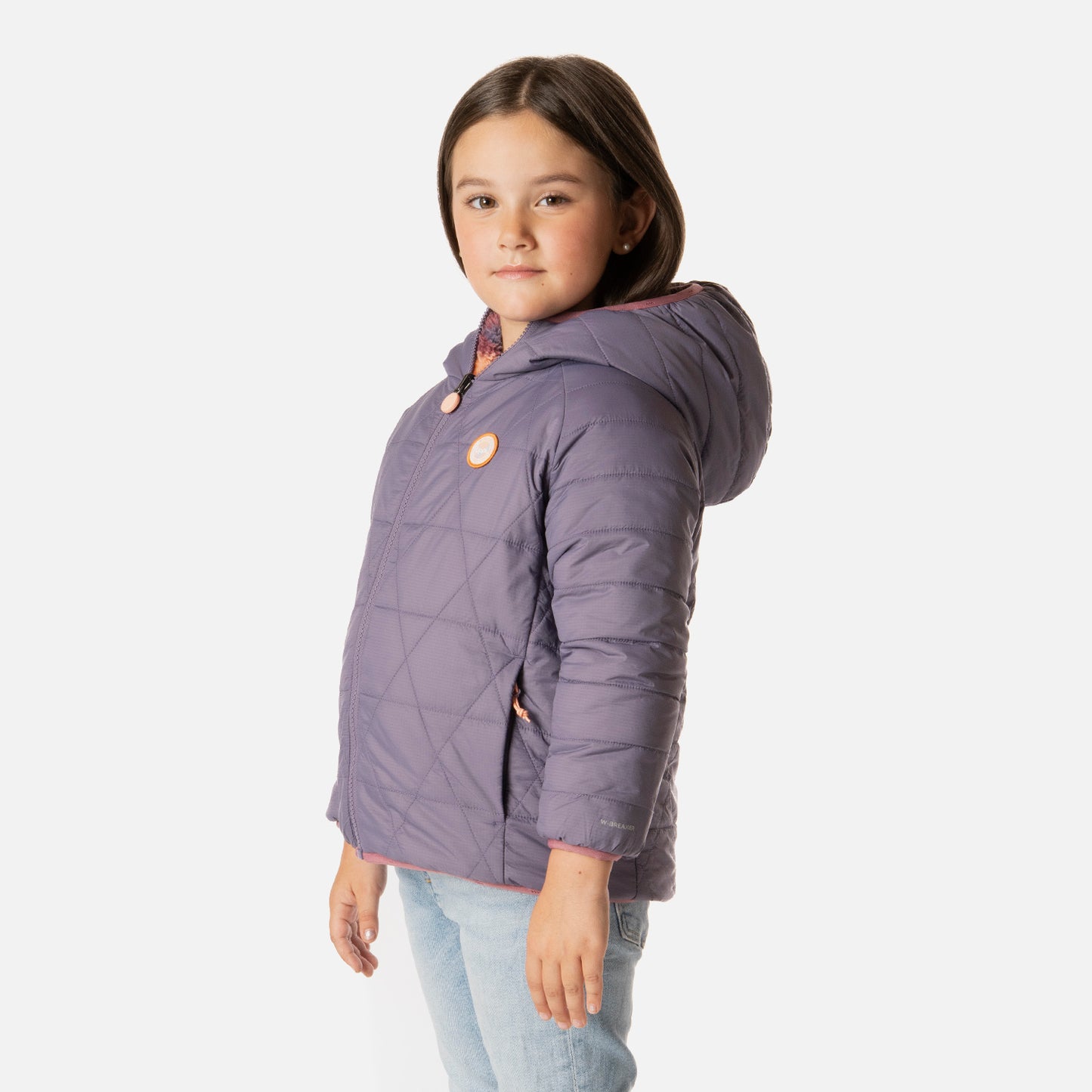 Chaqueta Niña Two-Faces Hoody Jacket Violeta Lippi