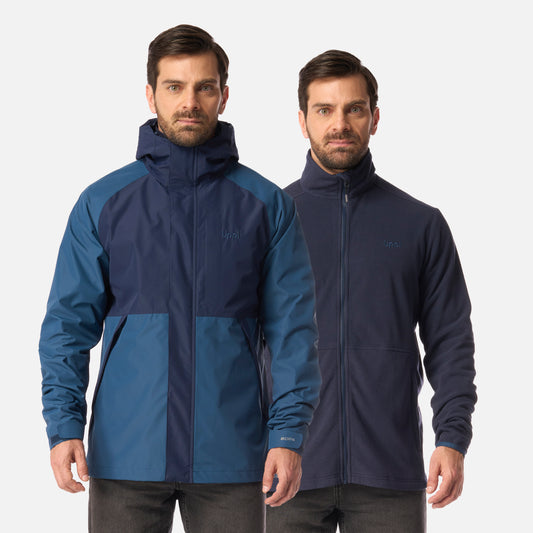 Chaqueta Hombre Lake Fusion 3 B-Dry Jacket Azul Oscuro Lippi