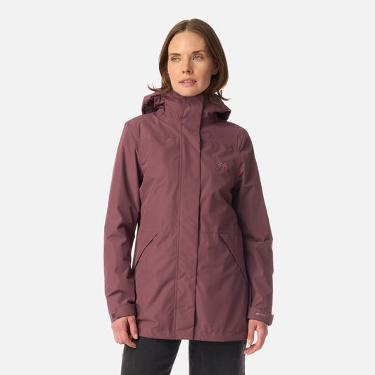 Chaqueta Mujer Lake Fusion 3 B-Dry Jacket Vino Lippi