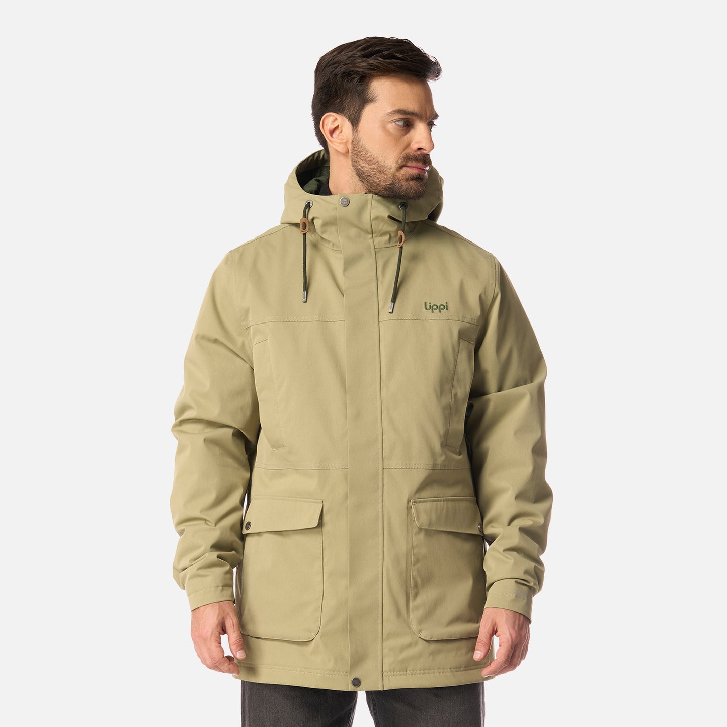 Chaqueta Hombre DayBreak B-Dry Jacket Verde Lippi