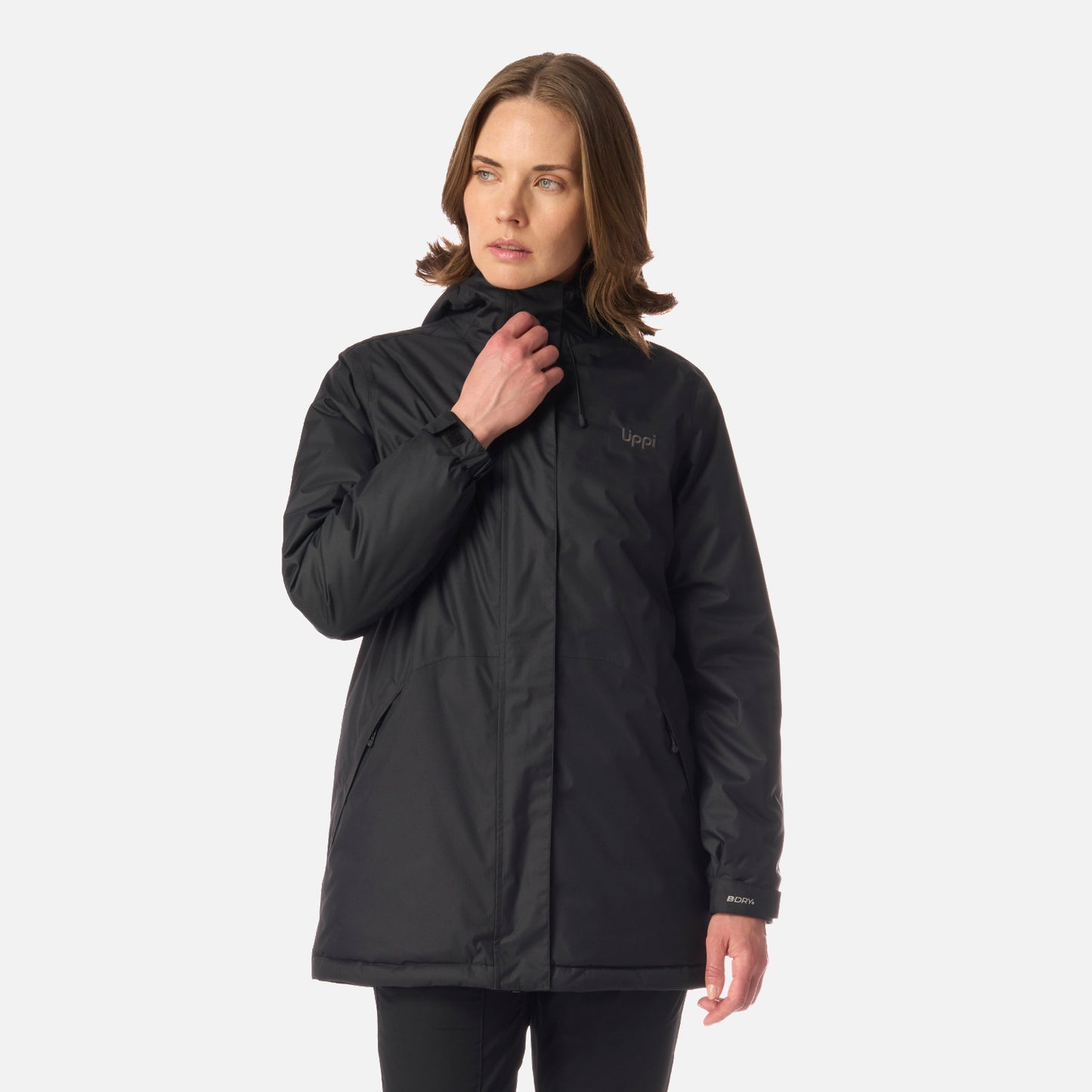 Chaqueta Mujer Gunther B-Dry Hoody Jacket Negro Lippi