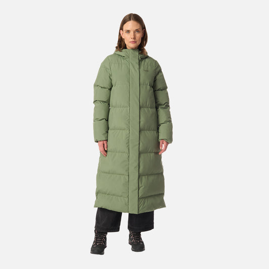 Chaqueta Mujer Long And Warm Steam-Pro Hoody Jacket Jade Oscuro Lippi