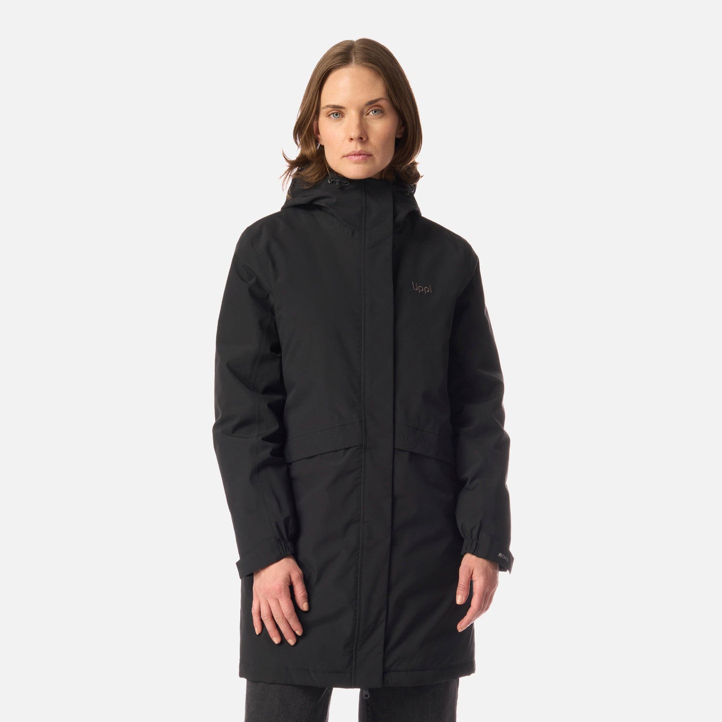 Chaqueta Mujer Mountains Live B-Dry Down Long Jacket Negro Lippi