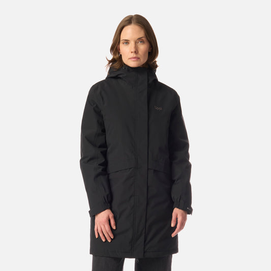 Chaqueta Mujer Mountains Live B-Dry Down Long Jacket Negro Lippi