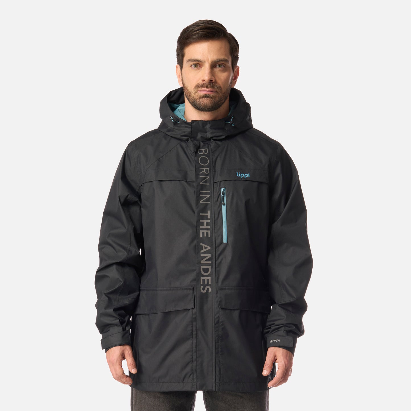 Chaqueta Hombre Streetwise B-Dry Hoody Jacket Negro Lippi