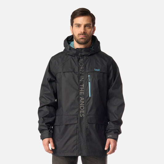 Chaqueta Hombre Streetwise B-Dry Hoody Jacket Negro Lippi