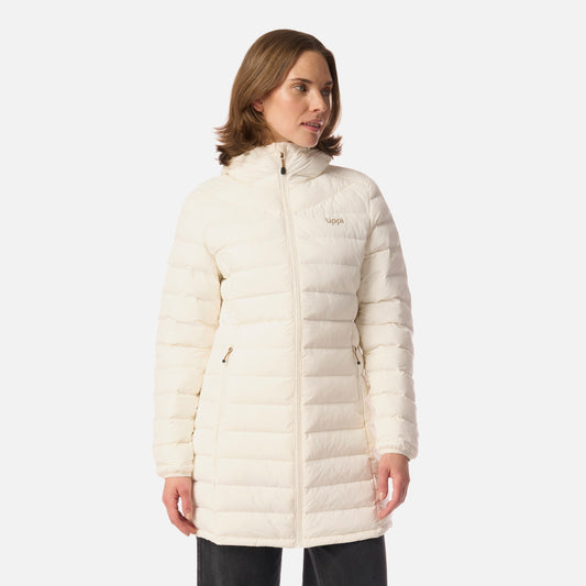 Chaqueta Mujer Snowmass Long Steam-pro Hoody Jacket Crema Lippi